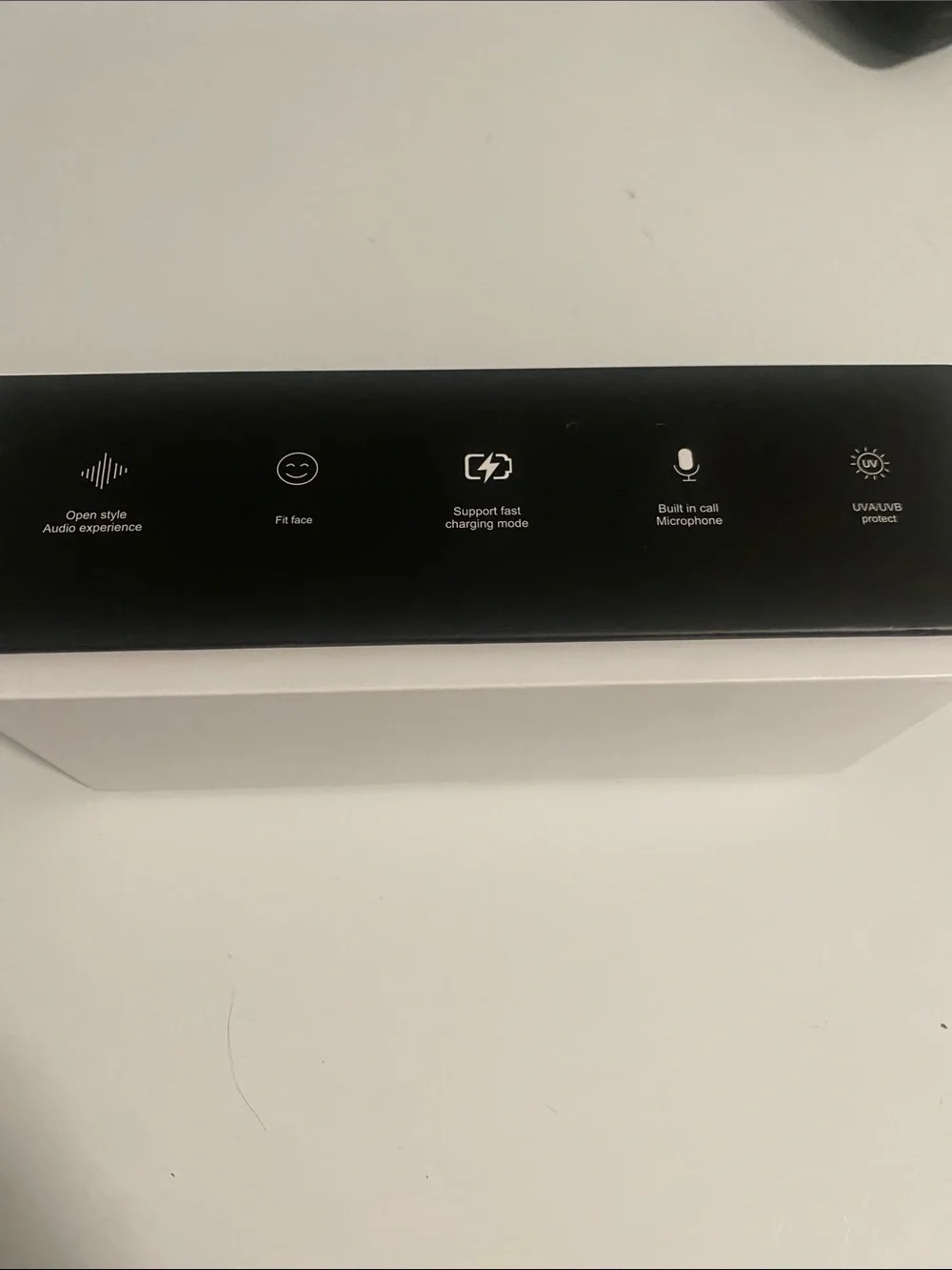 Source Unknown AI Smart Glasses Black